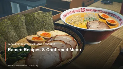 Japanese Ramen Simulator: Ramen Recipes & Confirmed Menu